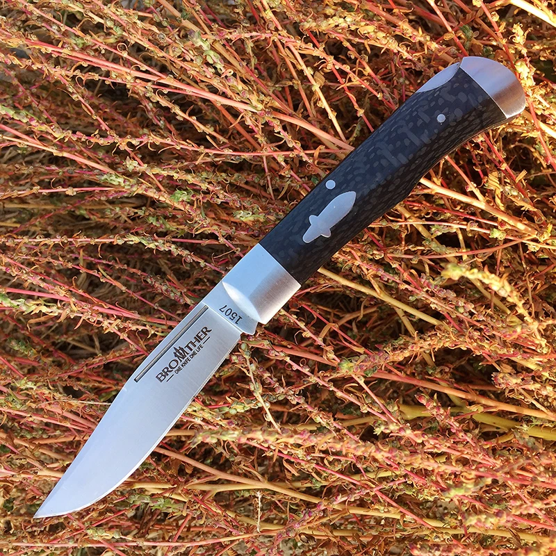 

Карманный нож Brother 1507, 60HRC, Современные традиционные складные ножи, складной нож из стали и углеродного волокна, коллекция тактических инстр...