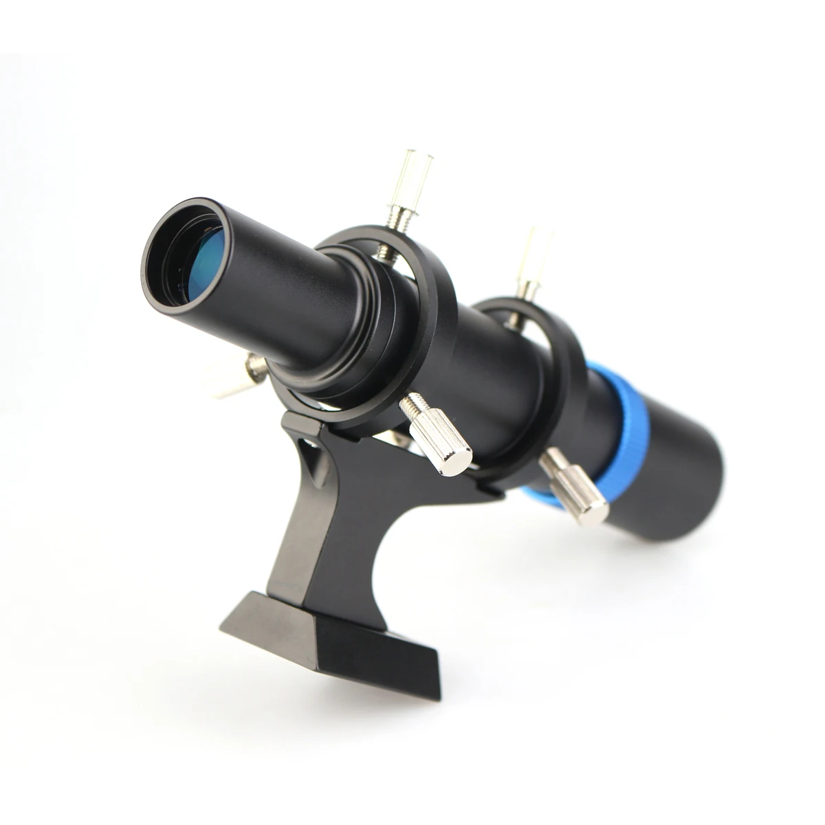 Fully Metal 6x30straight-Through Finder Scope W/ Six Metal Nylon-Tipped Thumbscrews for Precise Aiming LD2047A