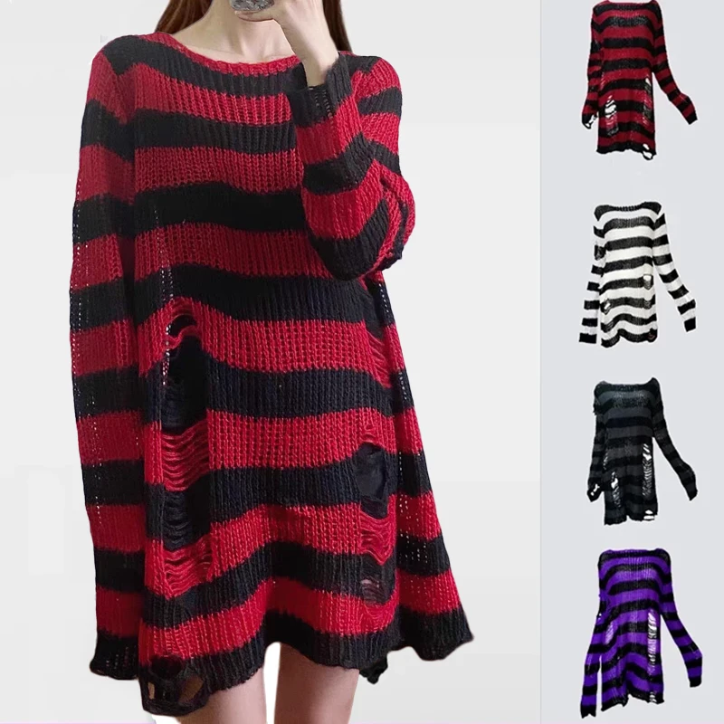 

Женское платье-свитер в стиле панк и Готика