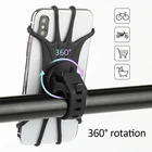 1 шт. силиконовый велосипедный держатель для телефона для IPhone 11 Pro Max 6 7 8 Plus X Xr Xs для Мобильный телефон крепление ремешка велосипед GPS Зажим Универсальный
