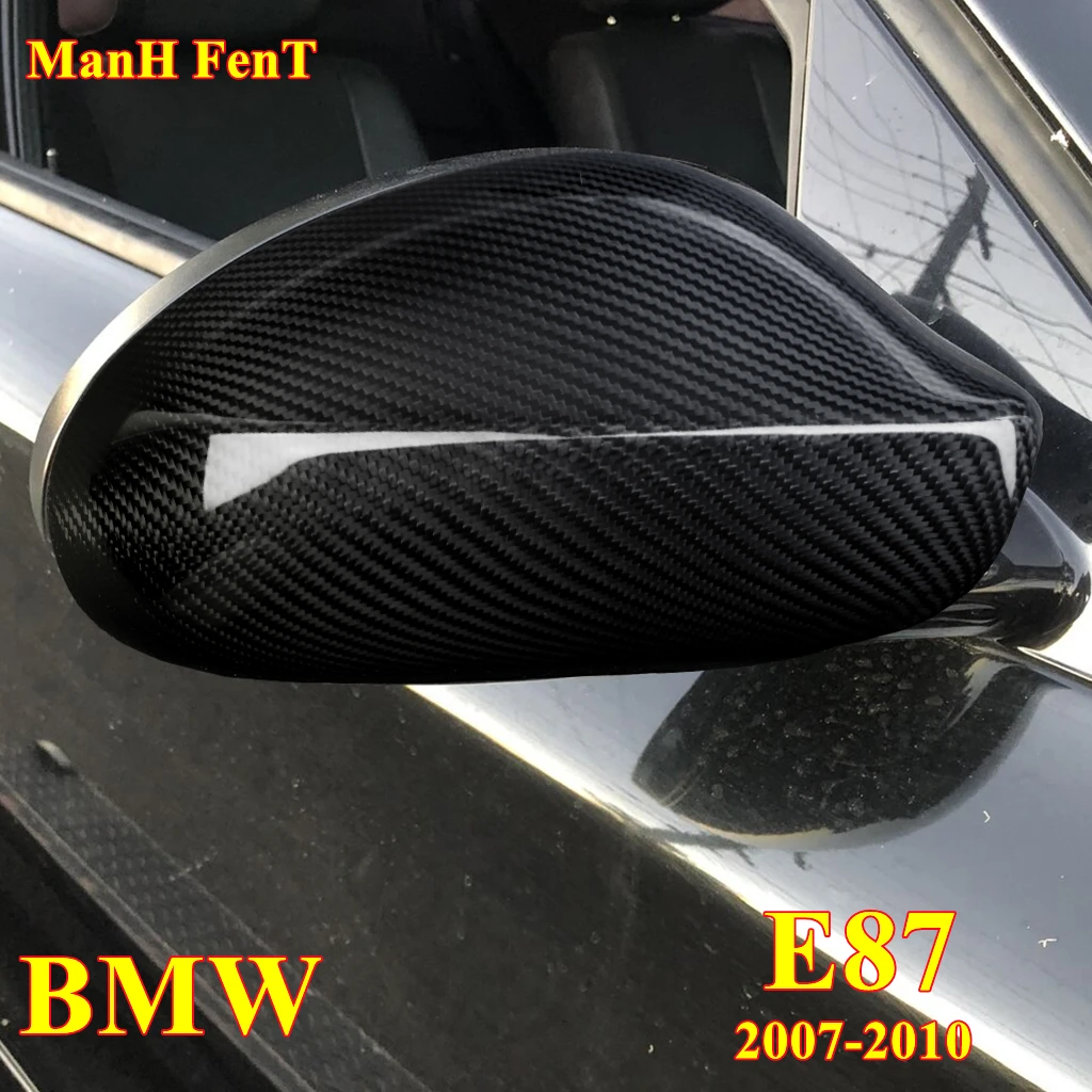 

For BMW E87 Car Carbon Fiber Rear View Mirror Cover Trim Side Wing Mirror Cap 2007-2011