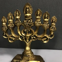 LaoJunLu Gilt Bronze Buddha Imitation antique bronze masterpiece collection of solitary Chinese traditional style jewelry