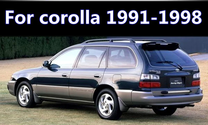 Спойлер для хэтчбека TOYOTA corolla 1991-1998 высококачественный материал ABS заднее крыло