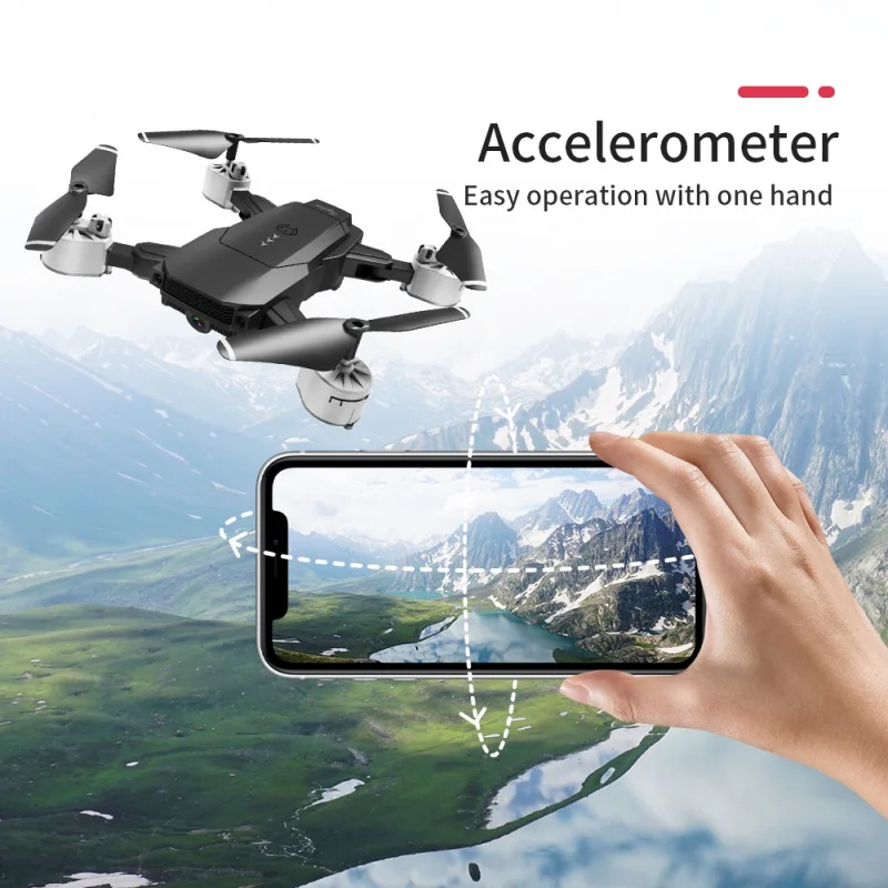 Мини дроны 4K Квадрокоптер игрушки складной Дрон RC вертолет HD Профессиональный