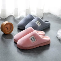 women indoor slippers warm plush lovers shoe soft sneakers indoors bedroom scarpe donna furry slides for women slient sliders