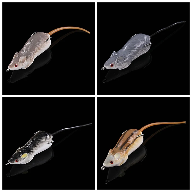 3D глаза Мягкая приманка мышь для рыбалки симуляция мыши Реалистичная крыса