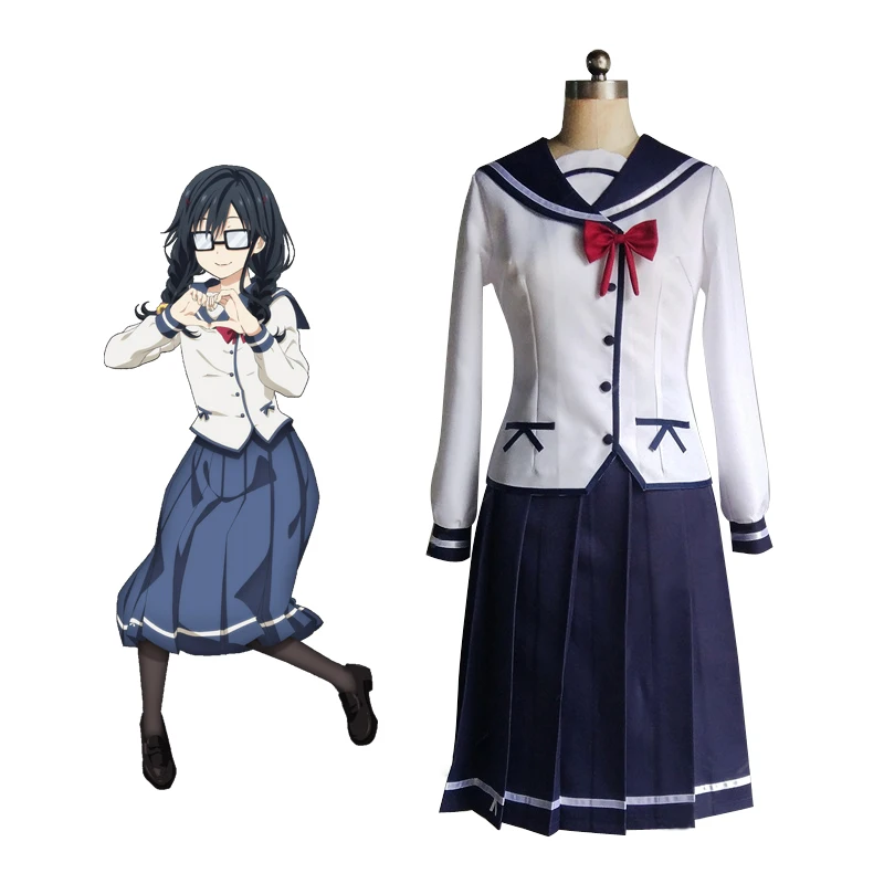 

Oresuki Are you the only one who loves me Nishikizuta Sumireko Sanshokuin Pansy School Uniform Dress Anime Cosplay Costume