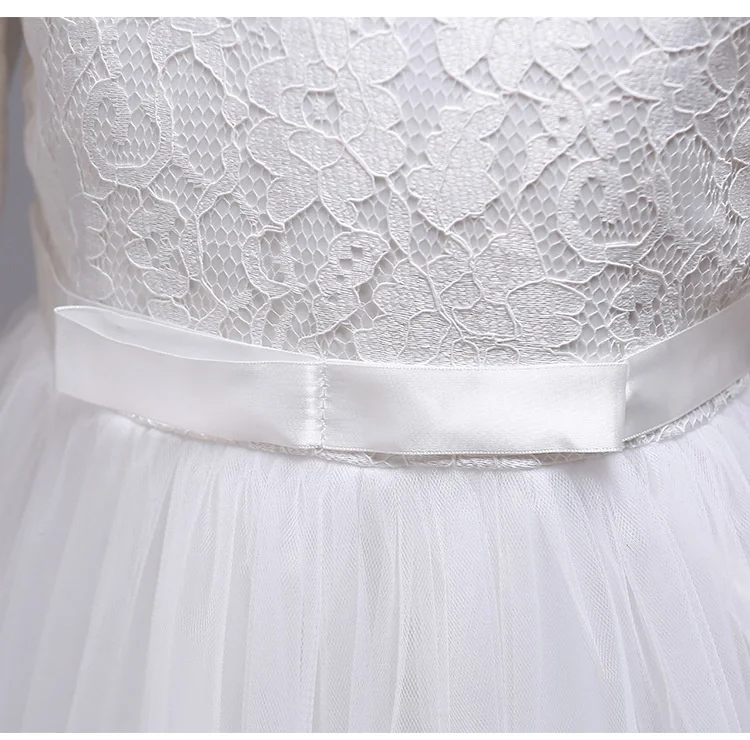 Летняя детская одежда для девочек-подростков с цветами Детское Кружевное