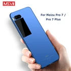 Чехлы MSVII для Meizu Pro 7, тонкий матовый чехол для Meizu Pro7, чехол Pro7 Plus, Жесткий Чехол из поликарбоната для Meizu Pro 7 Plus, чехлы