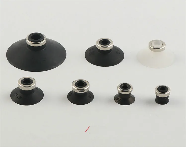 Manipulator Vacuum Sucker ZP Series Single Layer Flat Ribbed Imported Silicone Rubber Industrial Pneumatic Accessories | Обустройство