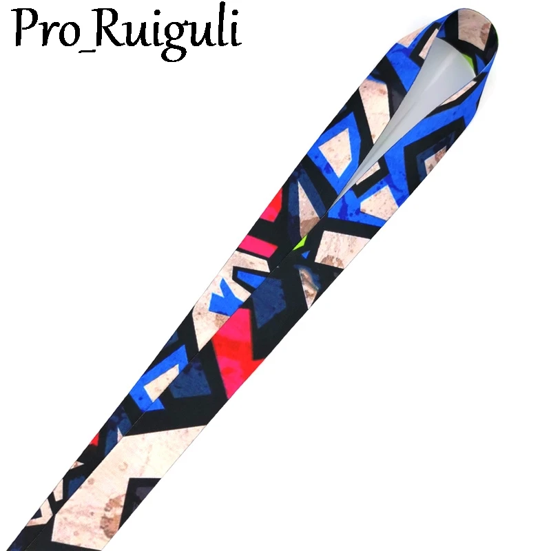 Геометрический узор в винтажном стиле шейный ремешок Ремешки удостоверение