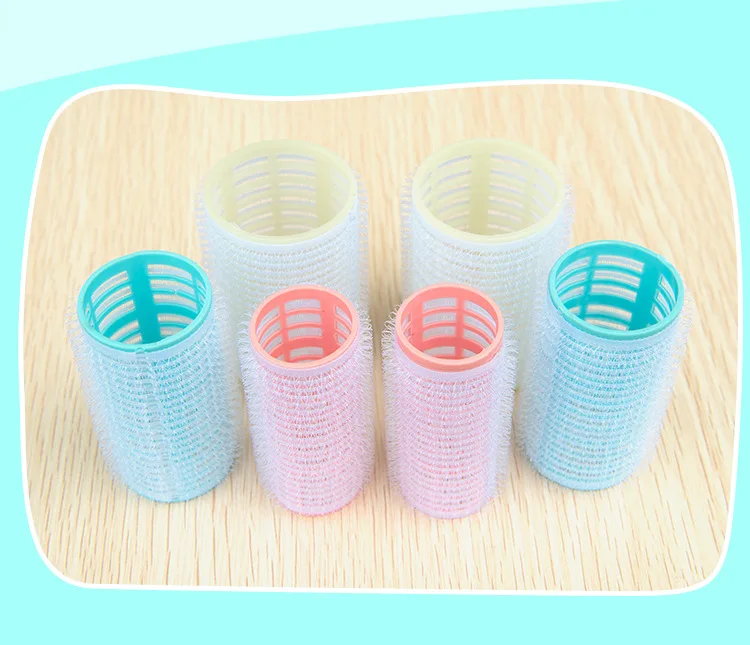 

Air bangs curler manual banger curler self-adhesive curler artifact plastic curler 6 Pack Curl artifact fixed lazy eight charac