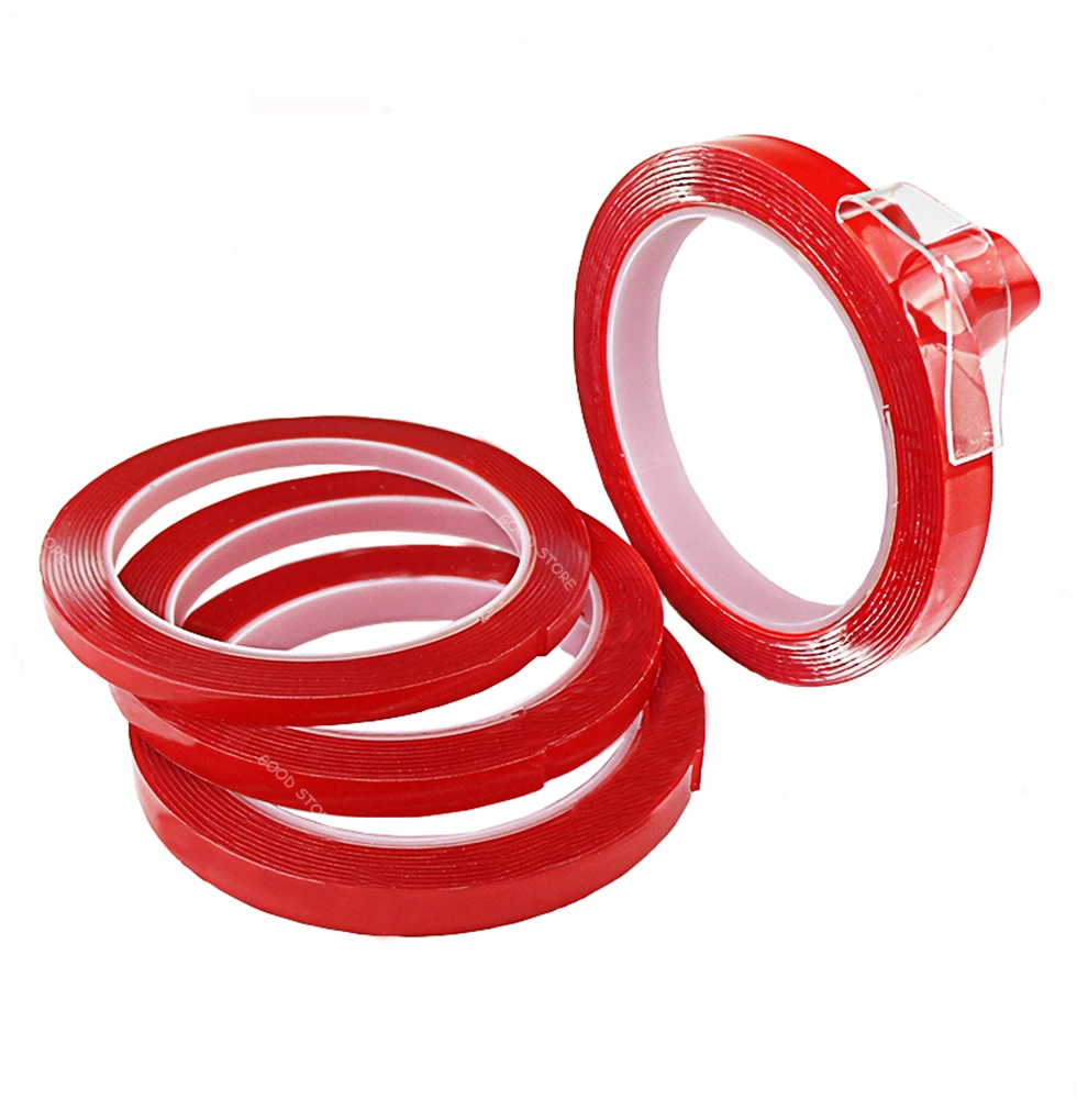 Двусторонняя длина 3 м, 5 мм, 6 мм, 8 мм, 10 мм, 12 мм, 15 мм, прочная прозрачная акриловая пена, клейкая лента, двусторонняя клейкая лента - купить по выгодной цене