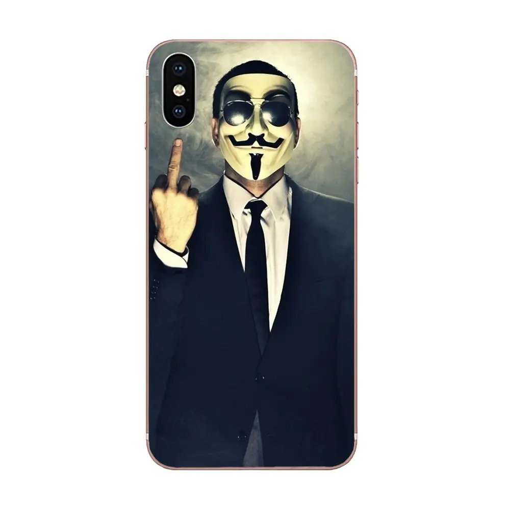 ТПУ окраска кожи для samsung Galaxy Note 5 8 9 S3 S4 S5 S6 S7 S8 S9 S10 5G mini Edge рlus Lite Гай Фокс Маска