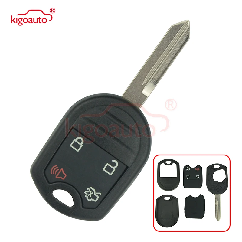 

Kigoauto 4B FO38 blade Remote key shell 164-R8073 for Ford Edge Escape Fusion Mustang Expedition XLT 2007 2008 2009 2010 2011