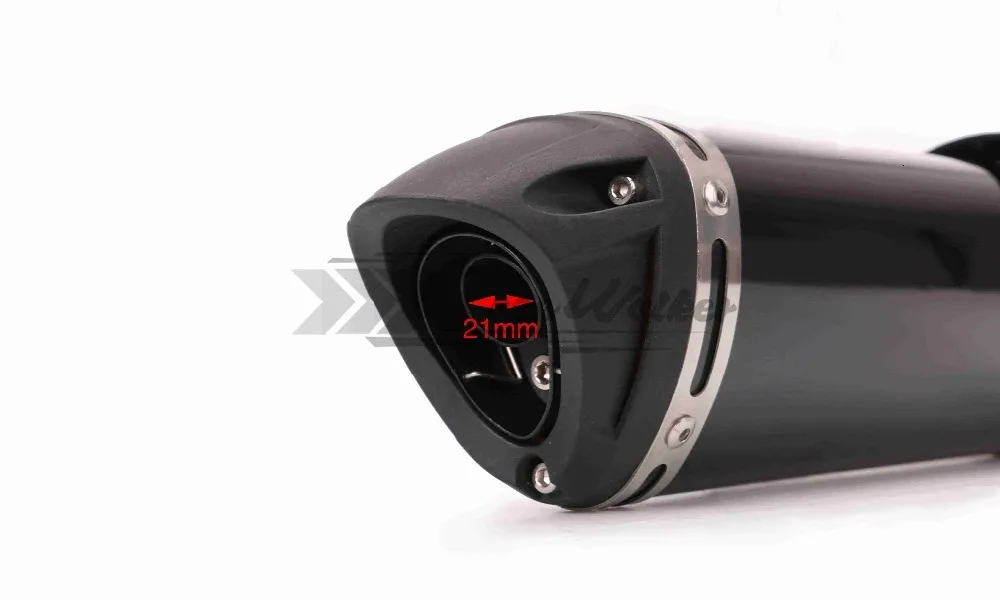 Модифицированный выхлопной escape moto глушитель 100cc 125cc 150cc gy6 скутер moto rcycle cbr jog rsz dirt pit bike АКСЕССУАРЫ