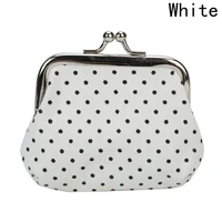 flower printing women lovely polka dots 2018 new cute fabric metal button coin purse coin purses cotton coin wallet