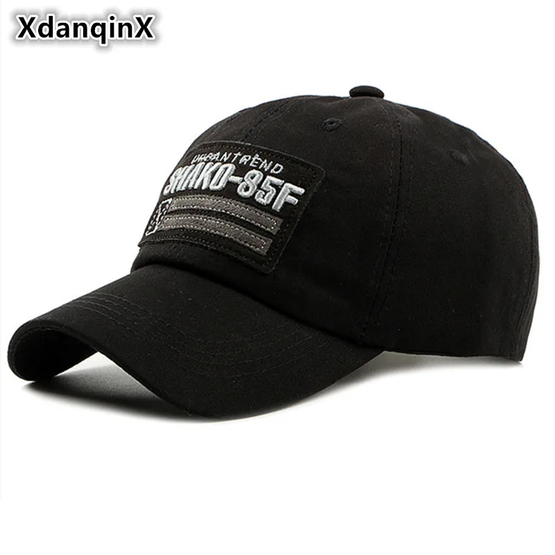Новинка Весна 2019 джинсовые бейсболки XdanqinX для мужчин модная Кепка с вышивкой и