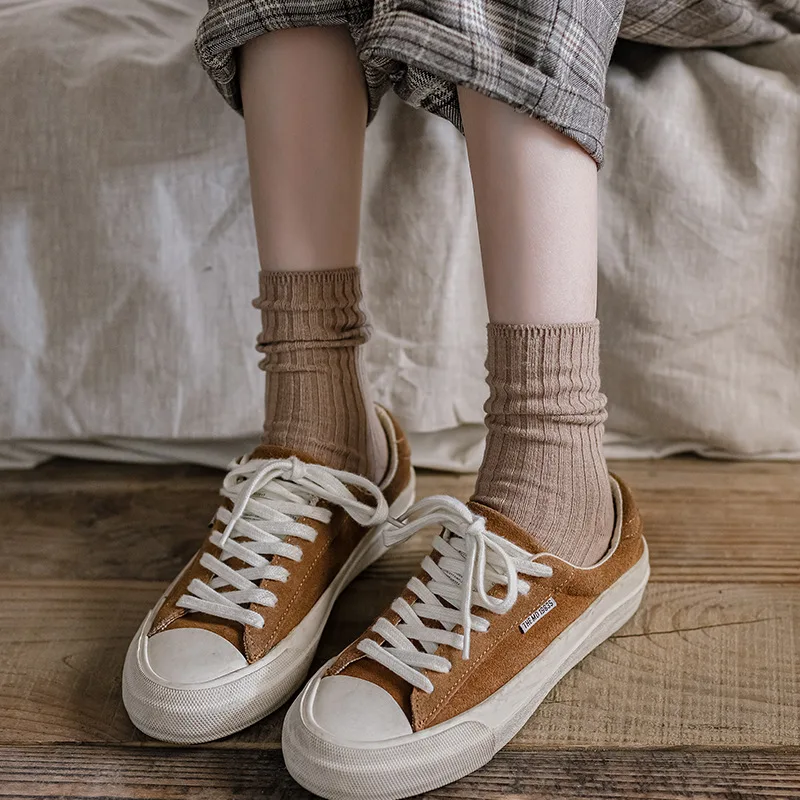 

BALDAUREN New Woman Socks 1 Pair Spring New Fashion Socks Autumn Japanese Fresh Cotton Socks College Style Cute Women's Socks