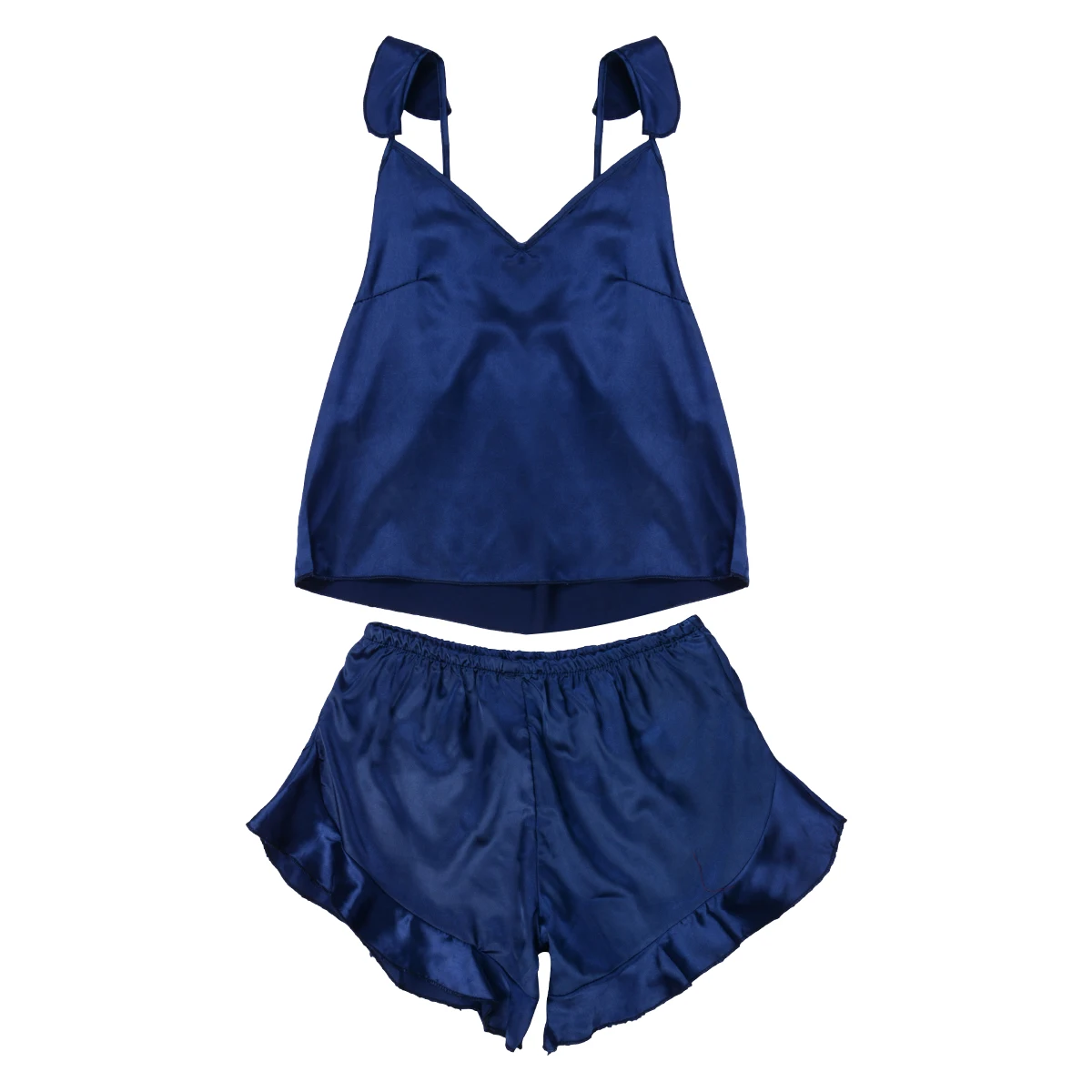 

Ladies Sexy Lace Nightdress Lingerie G-String Backless Lace Up V Neck Sleepwear Homewear Set