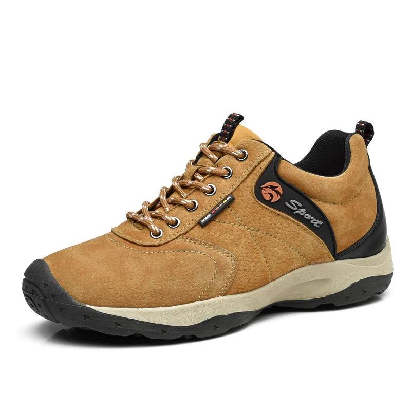 Походная обувь из натуральной кожи Мужская водонепроницаемая зимняя