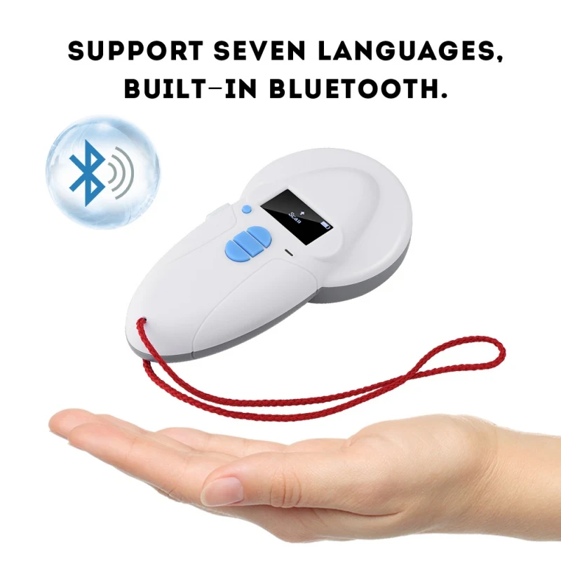 Портативный портативный микрочип HDX для животных считыватель радиочастотных