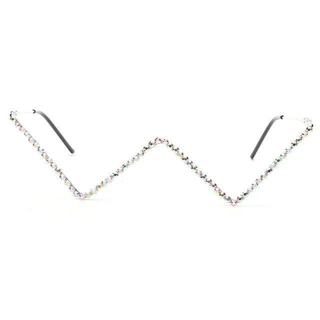 

Diamond Steampunk Sunglasses Frames Triangle Eyeglasses Frames Women Vintage Sunglasses Frames For Men Eyewear Decoration