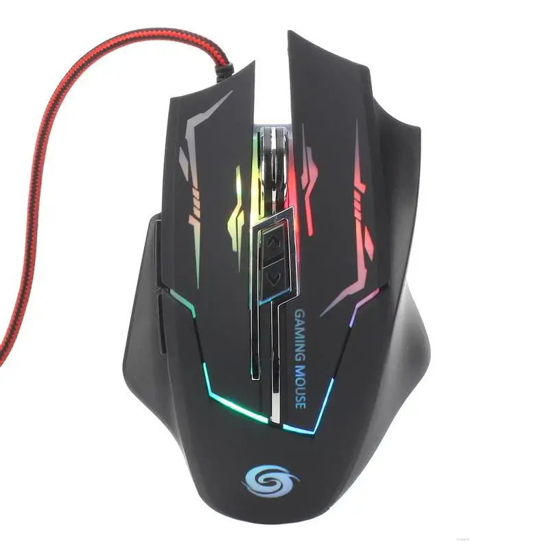 

K1022K10216 Button Gaming Mouse Colorful RGB Luminous Electric Mouse