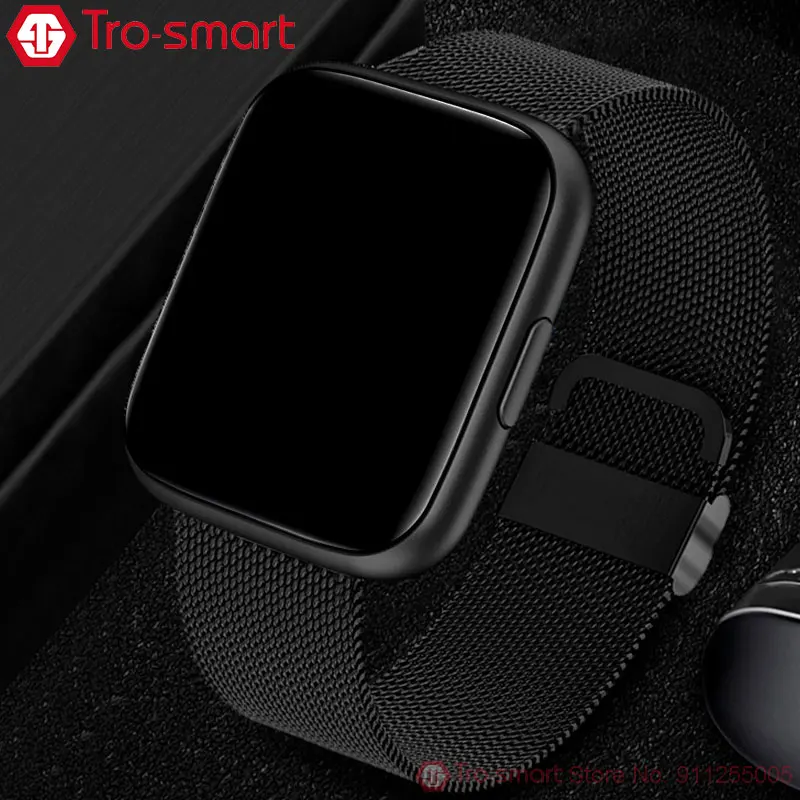 Новинка умные часы для мужчин и женщин электронные смарт Android IOS фитнес трекер