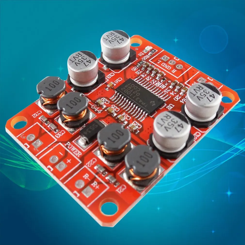 HW-644 TPA3110 Chip Digital Power Amplifier Module 2x15W Dual Channel Stereo Sound DIY Speaker Board | Электроника