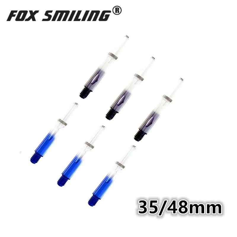 Fox Smiling цвет синий, черный; большие размеры 35-/48 мм нейлон Пластиковые дротики валы 2BA для профессионального Dardos аксессуары