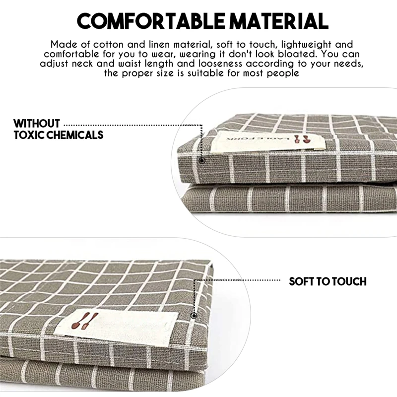 Фартук для уборки TTLIFE кухонный фартук женщин мужчин шеф поваров официантов кафе
