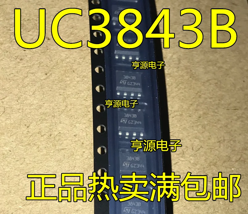 10 шт. UC3843 UC3842 SOP8 3843B 3842B SOP UC3843B UC3843A UC3842B UC3842A SOP-8 3843 SMD новый и оригинальный чипсет IC