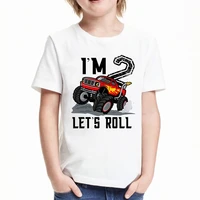 new boys t shirt funny birthday party car 1 to10 years old graphic print for kids birthday gift clothing vogue boys tshirt tops