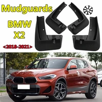 4pcs car exterior accessories mudguards for bmw x2 2018 2021 auto parts protection wheel mud flare flaps fender splash guards