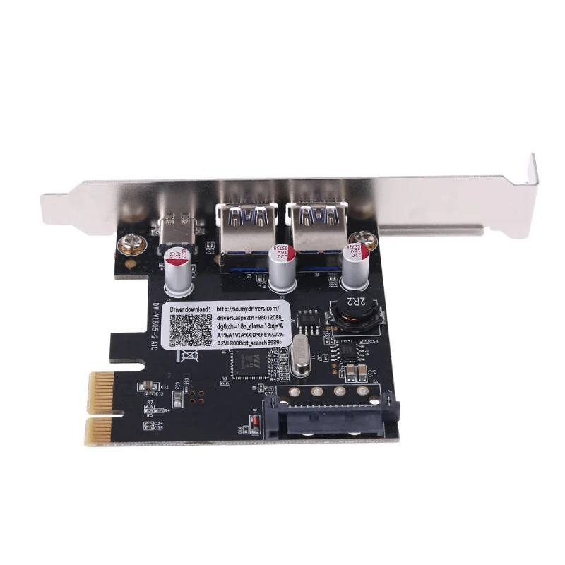 PCIE PCI Express к USB 3 1 Type-C 2 порта 0 Type-A адаптер расширения с SATA 15 PIN | Компьютеры и офис