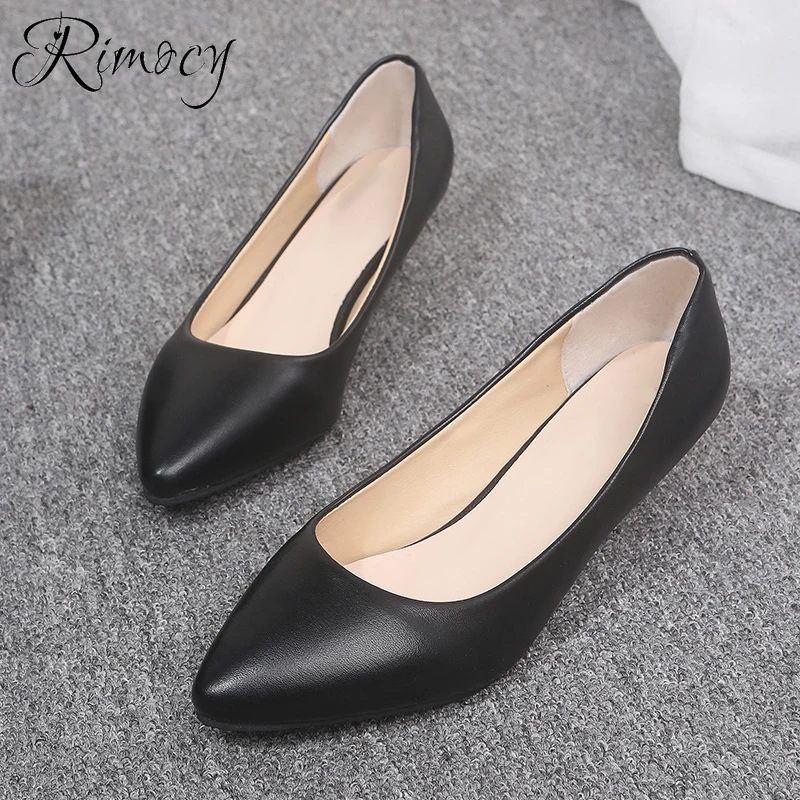 Туфли Rimocy женские классические удобные офисные туфли на тонком каблуке из мягкой