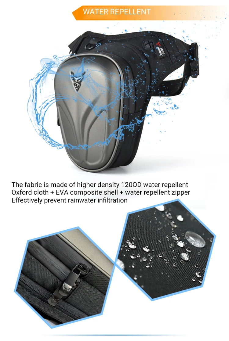 Водонепроницаемая поясная сумка для мотоциклистов забавная Сумочка Жесткий