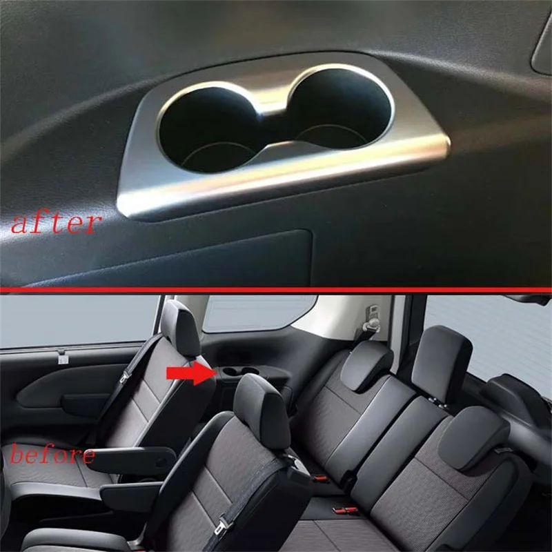 Для NISSAN SERENA C27 2017 2018 2019 2020 ABS хромированный Матовый держатель на заднее сиденье для