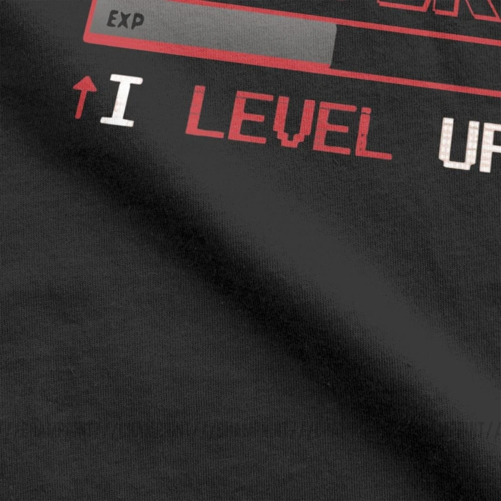 Футболка мужская с принтом I't Get Older I Level Up топ коротким рукавом круглым вырезом