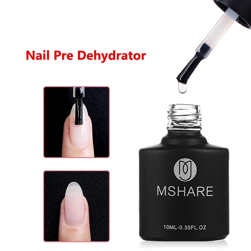 MSHARE Nail Prep Dehydrator Primer In one for Fast Air Dry Acid Free Disinfection Degreasing | Красота и здоровье