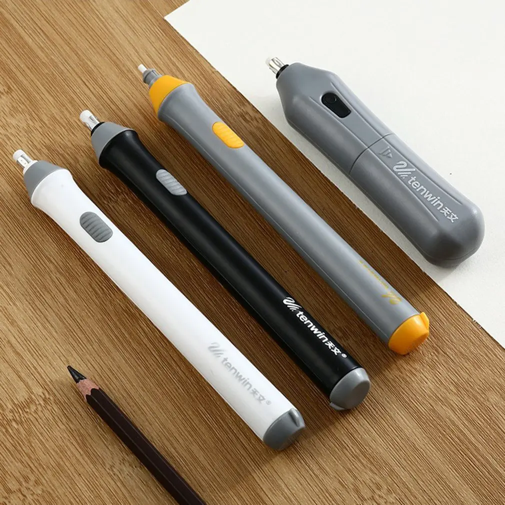 

Electric Eraser Length Adjustable Pencil Eraser Kit Sketch Highlight Eraser Pen Drawing Mechanical Art Student Painting Tools