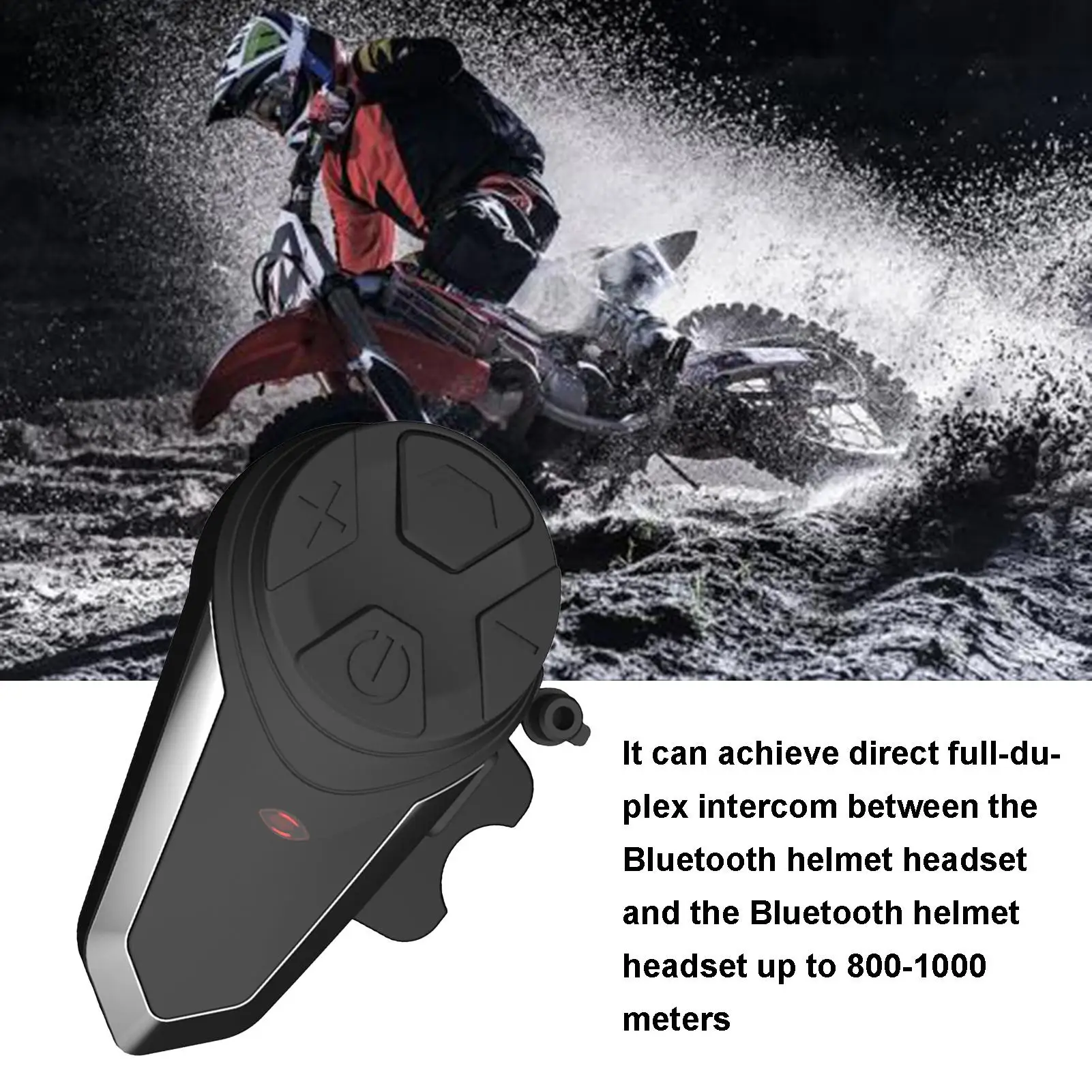 

Motorcycle Helmet Earphone FM Redio 1000m Intercom Waterproof BT-S3 Motorbike Intercom Motorcycle helmet