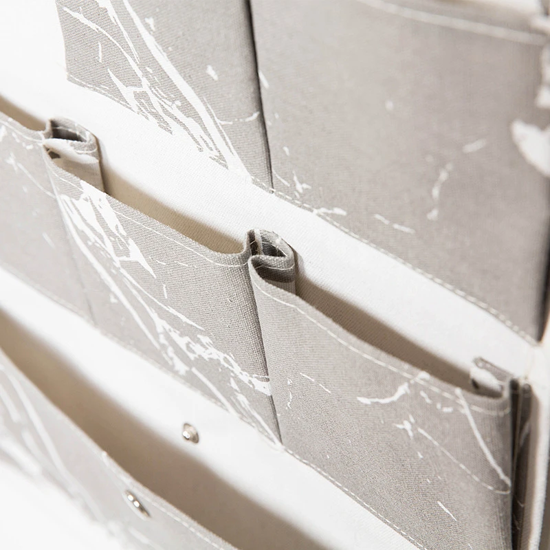 Настенные подвесные мешки для хранения с 6 карманами хлопково льняной дверной