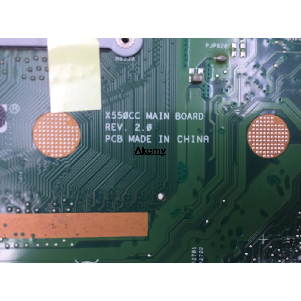 

Akemy X550CC Laptop motherboard for ASUS X550CA X550CL R510C Y581C X550C A550C original mainboard 0GB-RAM 1007U/2117U CPU