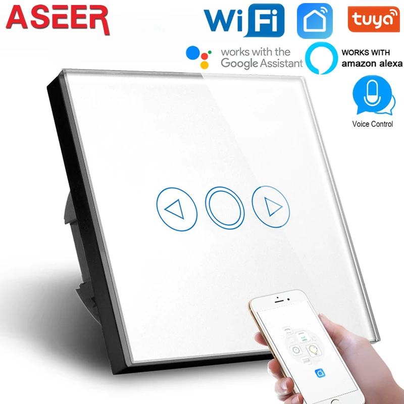 ASEER Tuya Smart Life приложение управления WIFI диммер с 220 В стандарт ЕС 1 банда