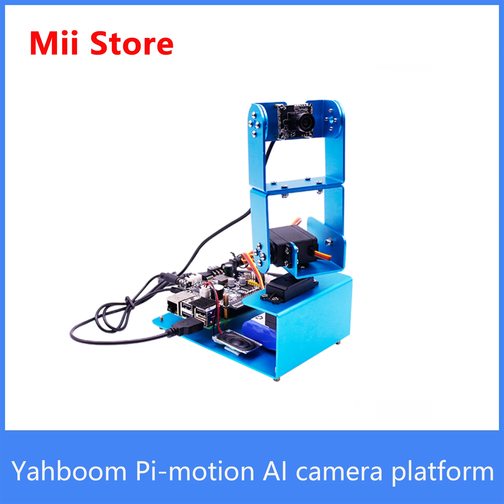 Raspberry Pi 4B Pi-motion AI-платформа для камеры визуальный Интеллектуальный робот-питон
