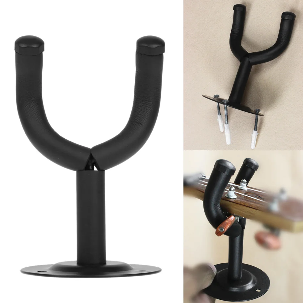 

1 Pcs Guitar Hanger Hook Holder Wall Mount Stand Rack Bracket Display Guitar Bass Screws Guitar Parts & Accessories