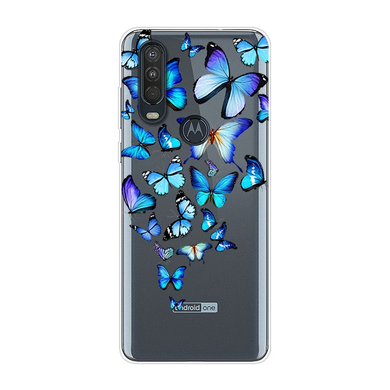 32 Для Motorola One Action чехол 6,3 ''мультяшная мягкая ТПУ Силиконовая задняя крышка для MOTO One Action OneAction чехол для телефона funda One Vision - Цвет: 32