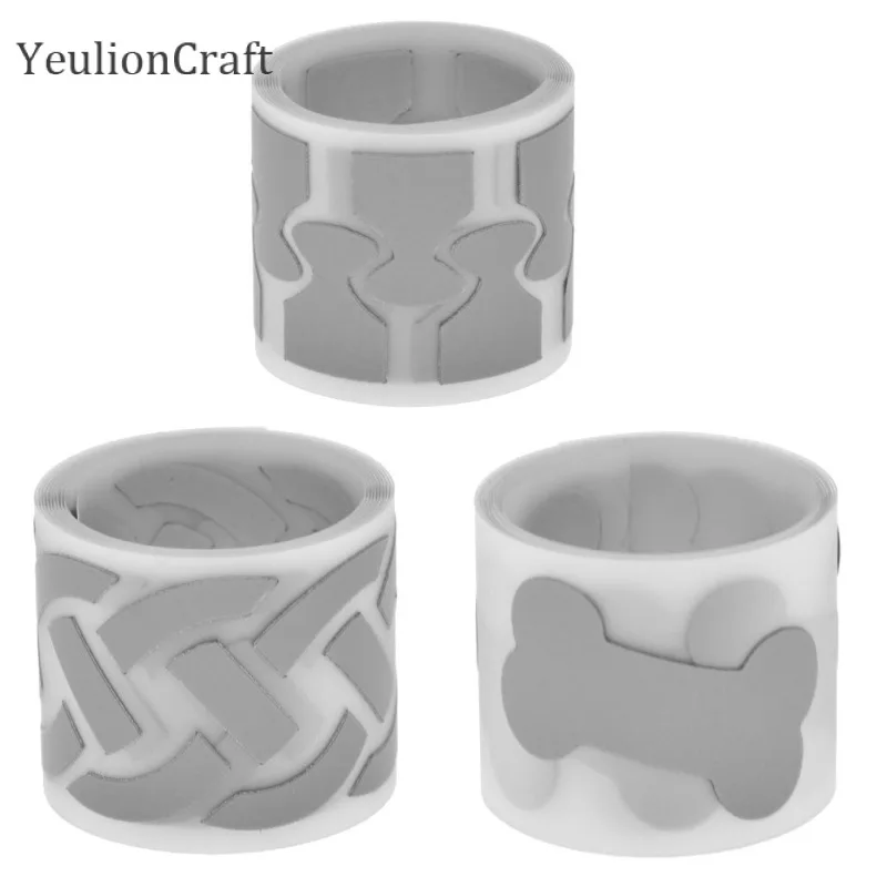 Светоотражающая пленка Chzimade для горячего стемпинга 3 шт.|Штамповка| |